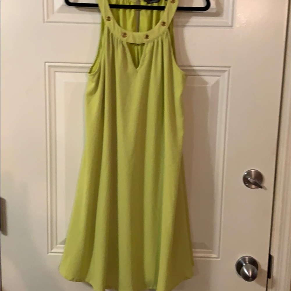 Adorable lime green mini